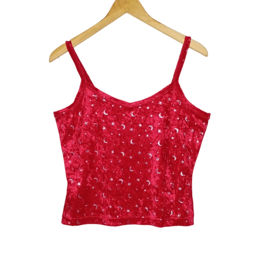 SOLD! SO Sleepwear Tank Top Sleeveless with Moon and Stars print
